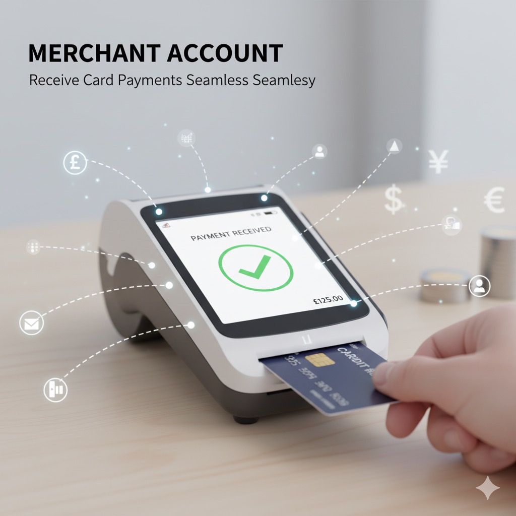Merchant account features illustration